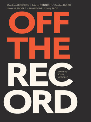 Off the Record - ebook